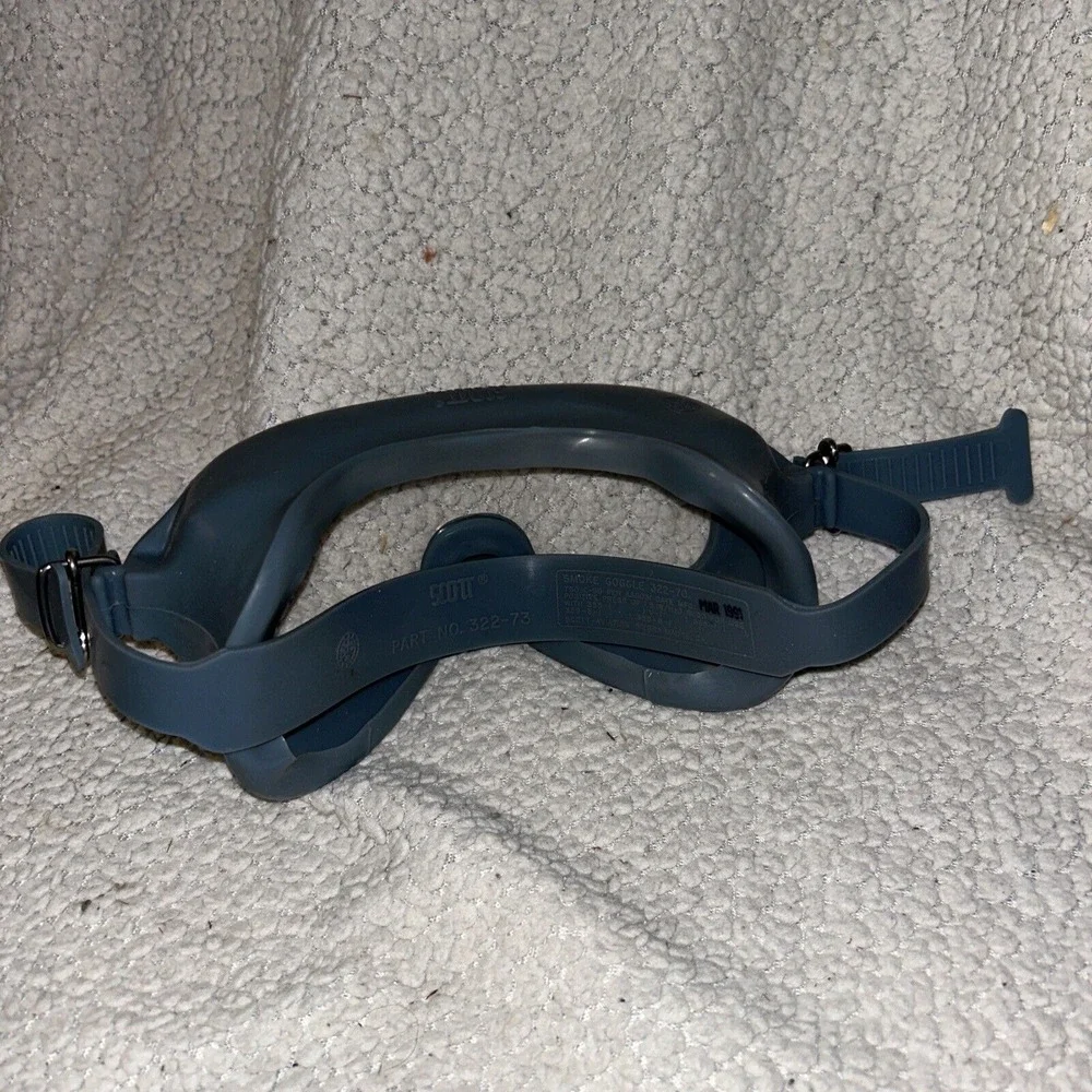 Scott Smoke Goggle 322-70‎ Aviation Protection 1991 Rubber I1